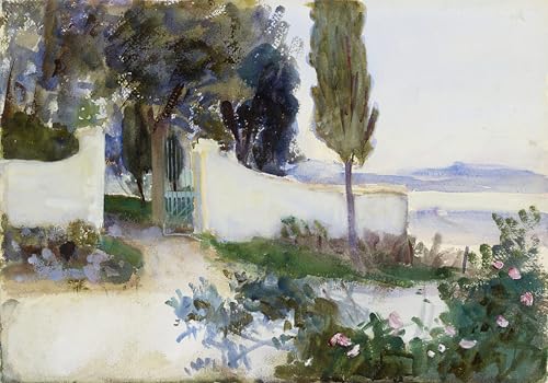 Tableaux pour la chambre à coucher d'une villa en Italie de Sargent poster 60x90cm