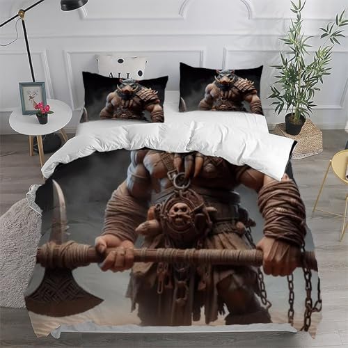 Housse de couette King sanglier imprimé 3D en microfibre 220x240 cm - 6