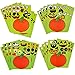 Produktbild SAVITA 24 Blatt Halloween Kürbis Aufkleber Kürbis Gesicht DIY Aufkleber mit Lustigem Desgin für Kinder Halloween Partyzubehör