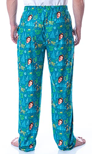 INTIMO Elf The Movie Men's Son Of A Nut Cracker Allover Holiday Christmas Film Loungewear Pajama Pants4