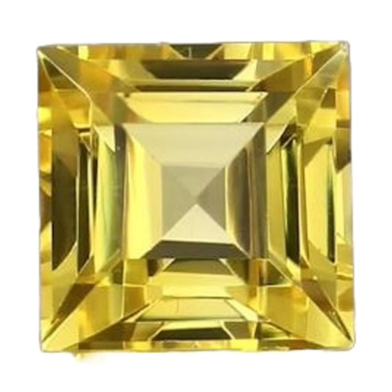 Saphir jaune naturel taillé sans défaut pour réussir vos sertissages de bijoux