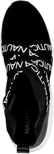 Miniatura 4 de Nautica Tenis altos para hombre con soporte extra en el tobillo (sin cordones y con cordones)