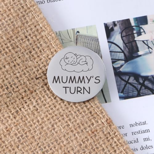 Image of New Parent Decision Coin New Baby Gift for Mom Dad Funny Pregnancy Gifts for First Time Moms Birthday Fathers Mothers Day Christmas Gift for Husband Wife