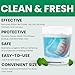 Pro Tech Retainer Cleaner - 180-220 Cleanings (0.17 Per Cleaning) 22 Pack/6 Month Supply - For Clear Aligners, Dentures, Retainers, Mouth Guards & Night Guards - Cleaning Crystals, Mint