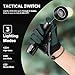 RECHOO LED Flashlight 2 Pack, Tactical Flashlights High Lumens with 3 Modes, Pocket Small Flash Light, Waterproof Zoomable Flashlights for Home Emergency, Camping Essentials (Battery Included)