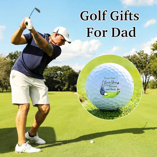 Dad Golf Gifts Fathers Day - Fathers Day Golf Gift for Dad - Funny Golfs Balls for Men Accessories for Golfers Husband Daddy Anniversary Birthday Golfs Gift for Father Boyfriend 1st Father Days Ideas