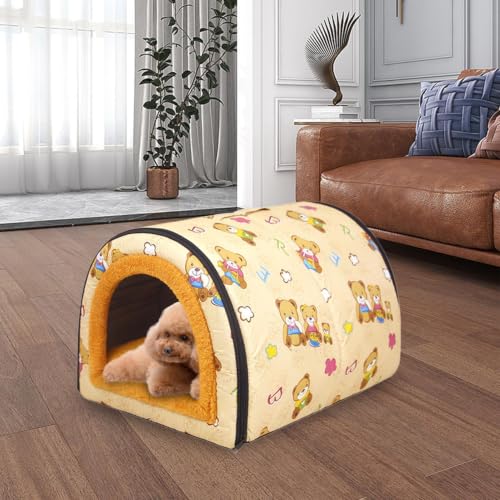 Nicho térmico para mascotas impermeable con cojín extraíble de dormitorio 3
