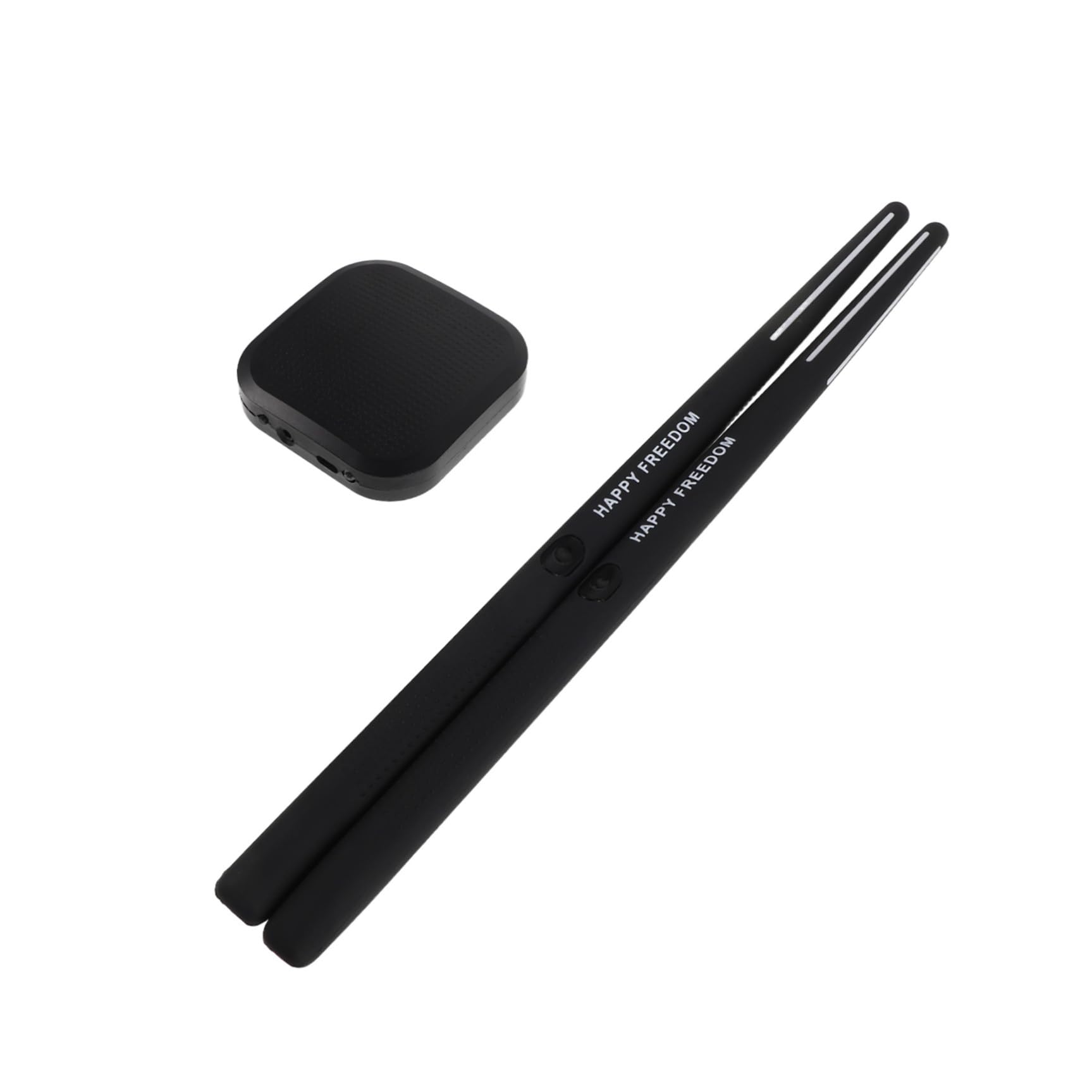 Toyvian Air Drumsticks Kit for Beginners Electronic Drumsticks with Firm Grip Sweat-resistant Design for Silent Practice Air Drums And Traditional Pads Portable for Teens And Adults