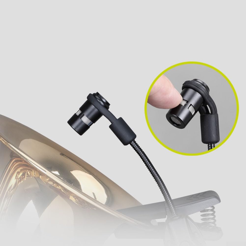 SPORTARC Sassofono Microfono Ricevitore Trasmettitore Per Sax Tromba 6.35 Spina 3.5mm (W7 F1)