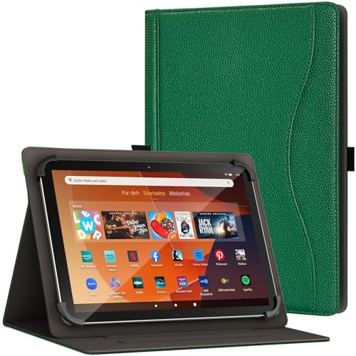 Protection tablette 10 pouces universelle vert foncé compatible Android 11"