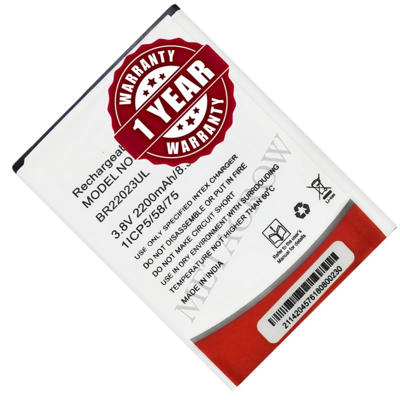 Image of Original BR22023UL Battery Compatible for Intex Aqua Lions T1 Lite - (2200mAh) - 1 Year Warranty JK1