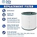 Fette Filter - 2 Pack of Air Purifier True Premium Grade Filters Compatible with Dyson Tower Purifier Pure Cool Link TP00, TP01, TP02, TP03, BP01, AM11 Models. Compare to Part # 968126-03