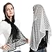 Fashion Muslims Religious Ceremony Veils Delicate Lace Wrap Wedding Veils For Bridesmaids And Guests