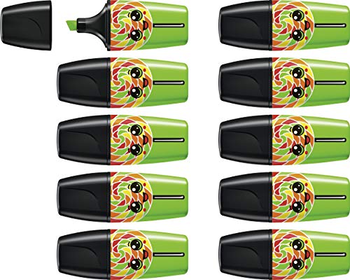 STABILO - Textmarker - BOSS MINI Sweet Friends - 10er Pack - grün
