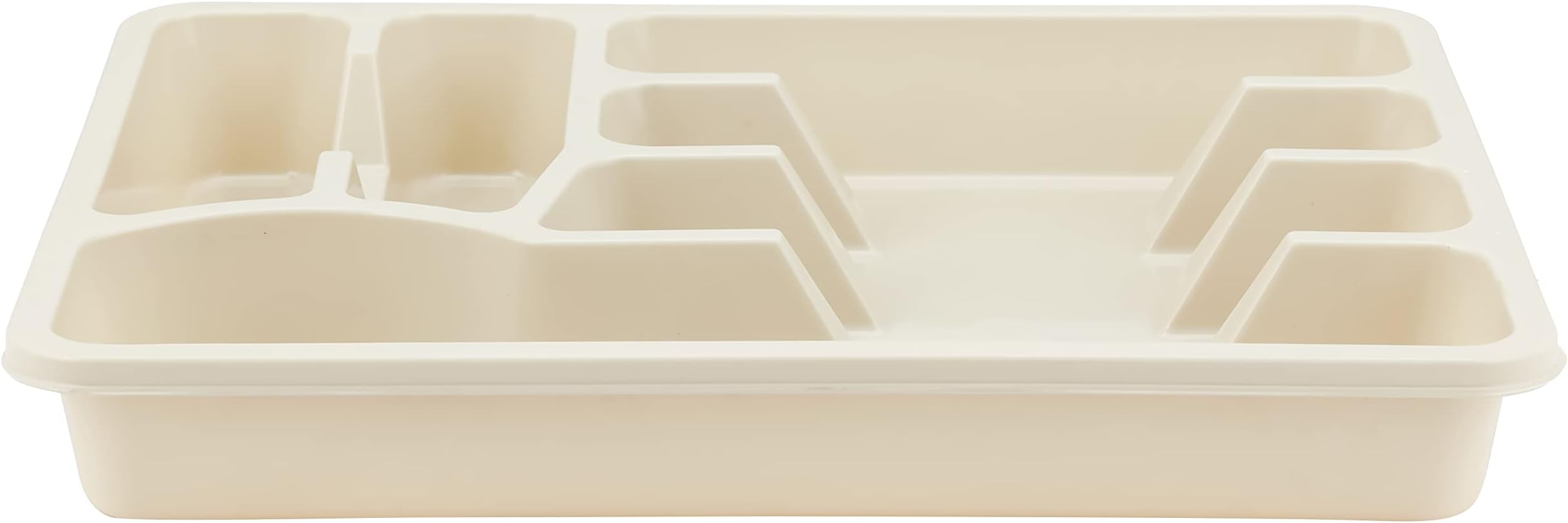 RoyalFord Cutlery Organizer RF10888 Kitchen Organizer Cutlery Tray Organizer for Spoon, Fork, Knives For Modular Kitchen Plastic Grey One Piece Large, Muulticolor