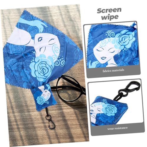BELLIFFY Paño de Limpieza para Lentes y Pantalla Móvil, Llavero Diseño Decorativo, Arañazos, Adecuado para Dispositivos Electrónicos - imagen 4