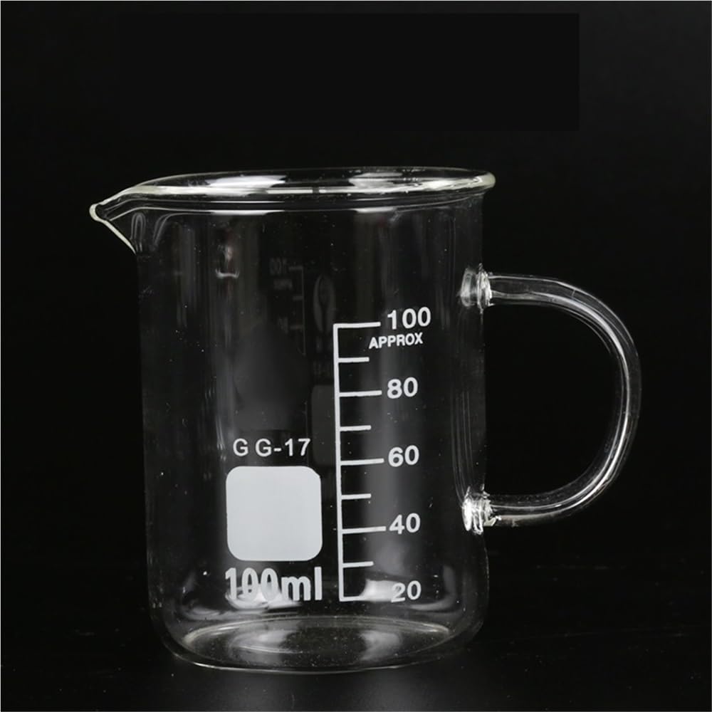 Vaso Vidrio Lab Con Asa Vidrio 50-2000Ml Vidriería Clara 1Pza | Todo vidrio, vasos de precipitados graduados(2000)