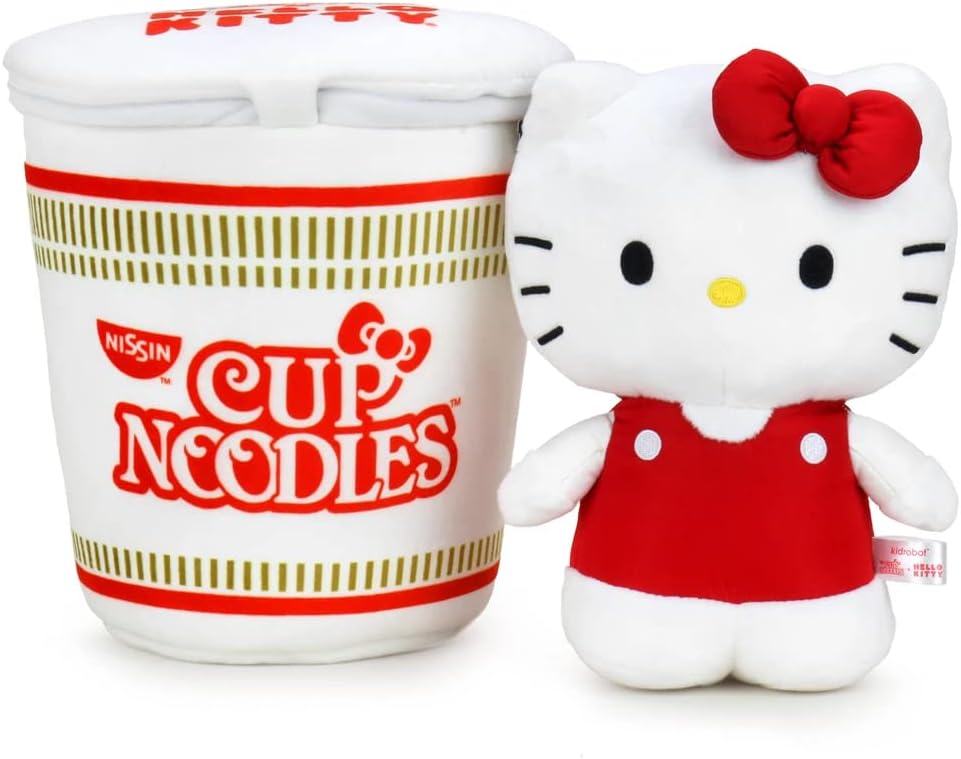 Cup Noodles® x Hello Kitty® "Fork & Bow" Interactive Plush