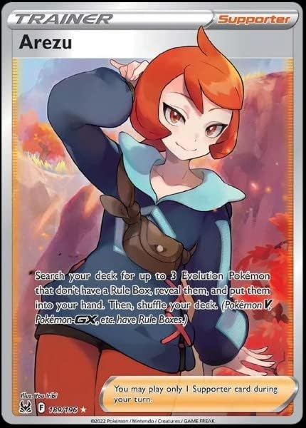 Pokemon - Arezu - 189/196 Lost Origin Full Art Trainer Card