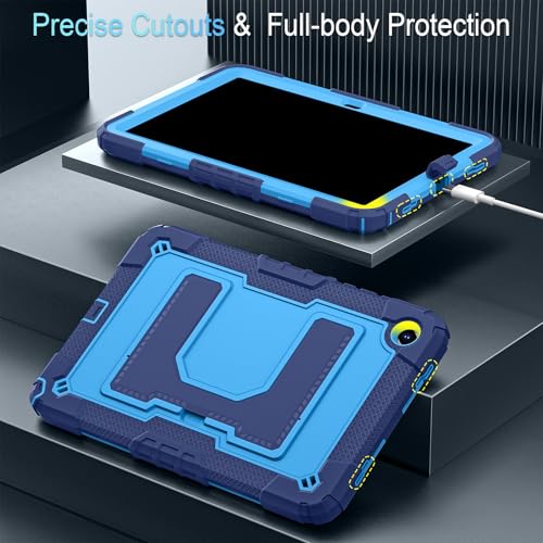 Image of for Galaxy Tab A11 Plus Case 11 Inch Samsung A11 /A9 Plus Tablet Case,Military Grade Shockproof Cover for Samsung Galaxy Tab A11+ /A9+ Cases,Navy Blue
