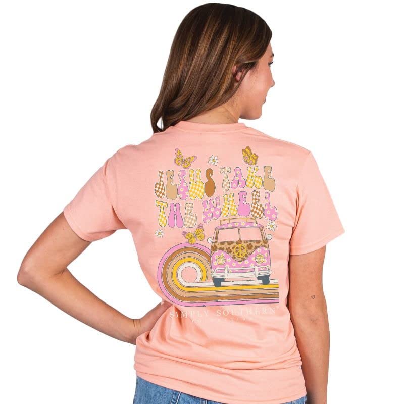 Simply SouthernJesus Take The Wheel Women's Short Sleeve T-Shirt