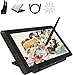 HUION Kamvas 16 Drawing Tablet with Screen, 15.6 inch Graphics Tablet, Full HD Resolution, Battery-Free 8192 Level Stylus Pen and Adjustable Stand, Compatible with Windows, macOS and Android