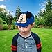 Disney Mickey Mouse Kids Baseball Cap, Adjustable Hat with 3D Ears for Toddler Boys, Age 2-4 Years, Blue