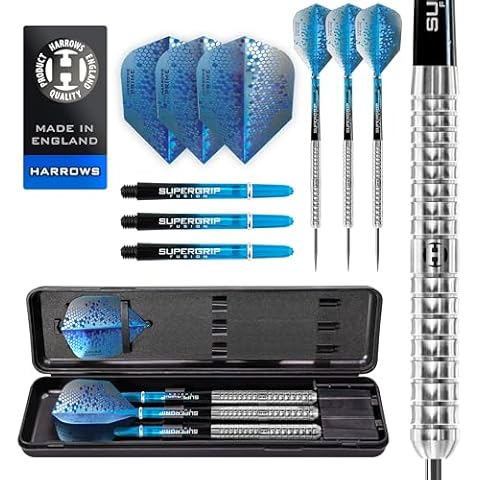 Harrows Pulse 90% Tungsten Steel Tip Darts Set Cover