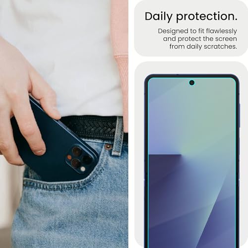 Image of ArmourPro Screen Protector for Samsung Galaxy Z Flip 7, Premium Ultra Thin TPU Front Membrane Guard, Bubble-Free, Edge to Edge Coverage, Fingerprint Friendly | Crystal Clear, 1 Pack