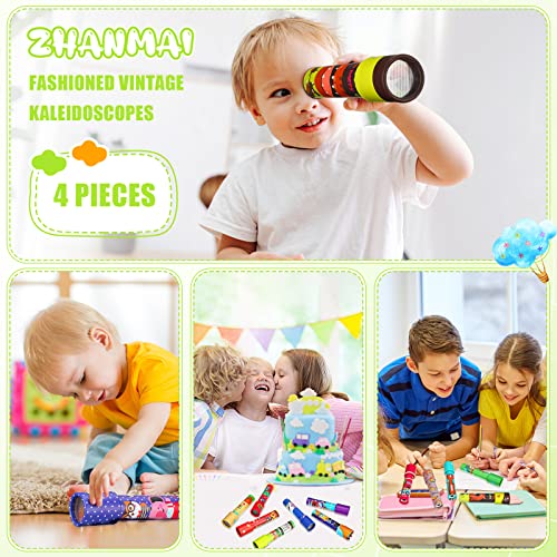 60 Pcs Classic Kaleidoscope Educational Kaleidoscope Toy Return Gift Vintage Educational Toys Party Bag Fillers School Classroom Prizes For Adult Teen Party Carnival Prize, Random Style (Bright Style) #TOP4