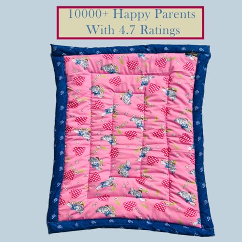 Image of Bedding Mattress for Cotton, Baby Sleeping Bed Set Godari Baby Cradle |Sleeping Mat |Multi Purpose Cushioned Bed |Baby Bed for 0 to 2 Years.