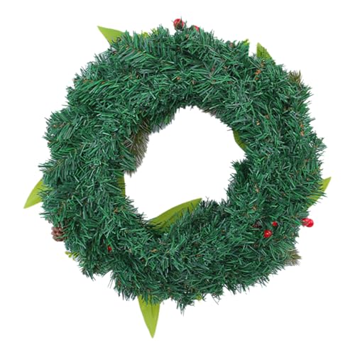 Couronne de Noël artificielle pour porte résolvant le manque de douceur - 5