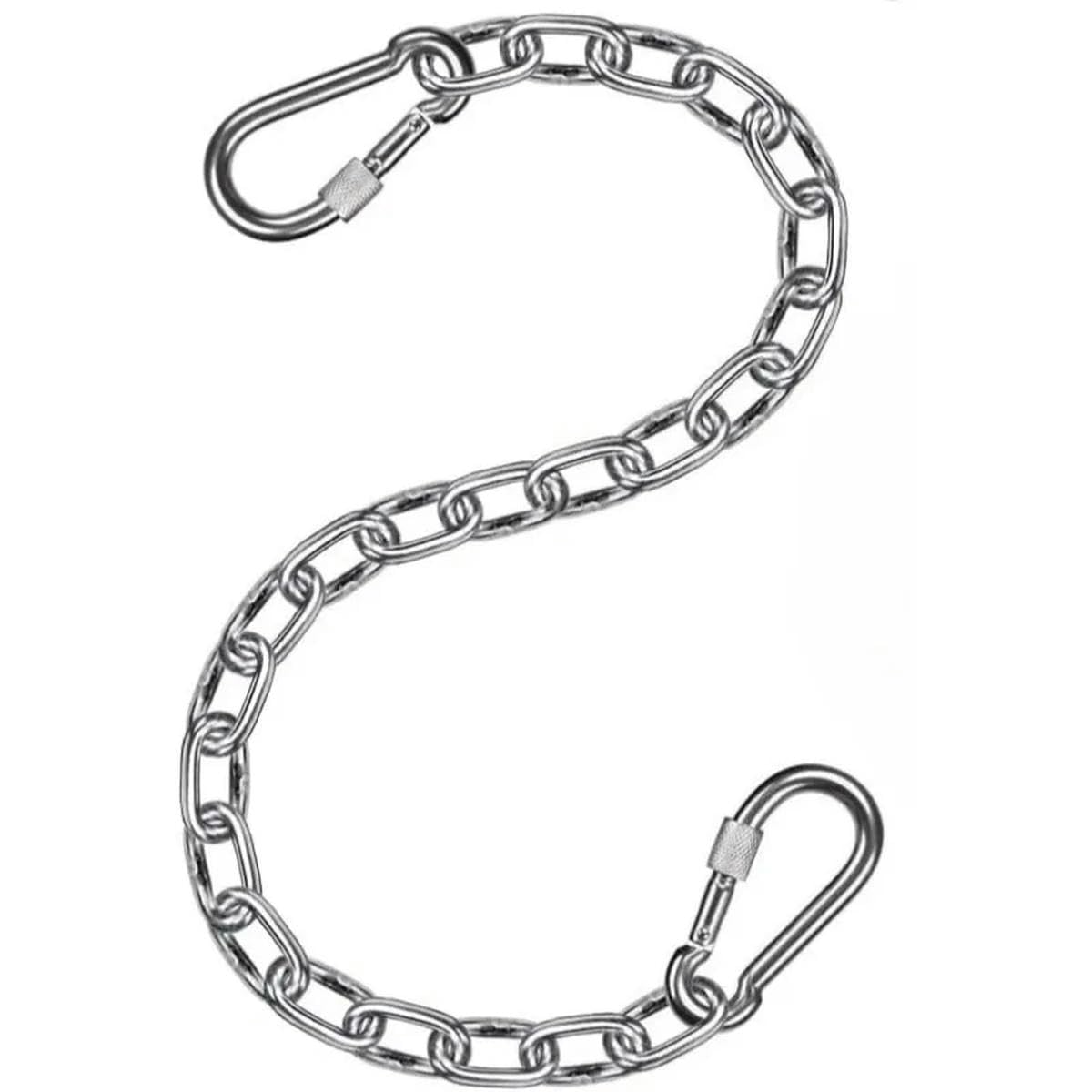 Viciyoo Silvery Hanging Chair Chain With Two Locking Hooks Hanging Set For Hammocks Swings