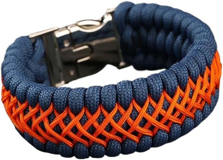 Handmade 7 Core Paracord Bracelet For Men Outdoor Survival Camping Emergency Rope Wristband Vintage Hiking Gift
