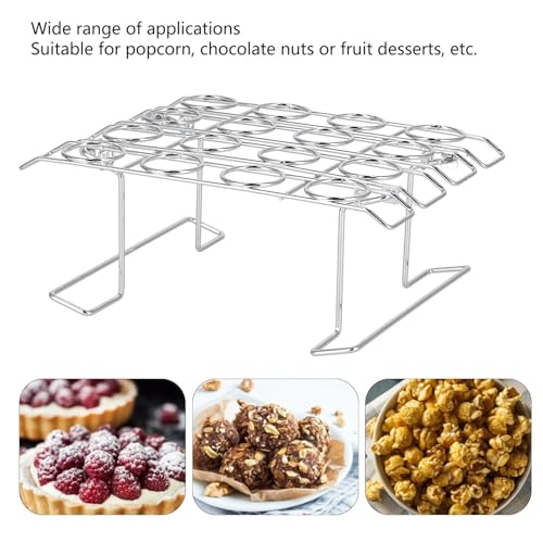 Présentoir de cornets de glace pliable 16 trous support cupcake et buffet - 4