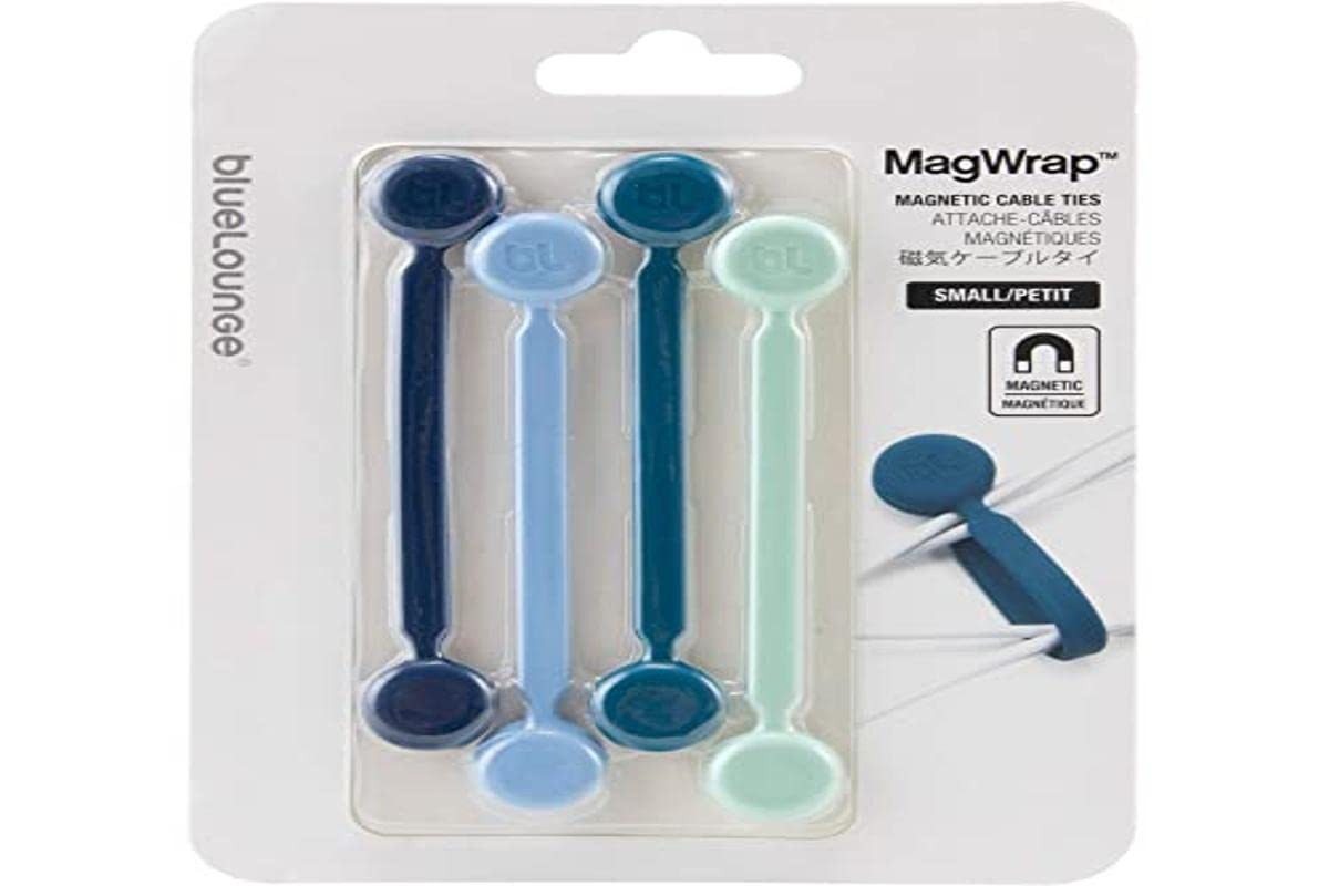 BlueLounge MAGWRAP Cable Tie Fastest Reusable Neodymium