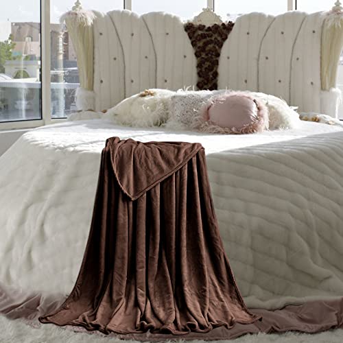 Tunkence Decorative Throw Blanket Super Cozy And Comfy For All Seasons Throw Blanket Soft, Fluffy, Fuzzy, Plush Throw Blanket For Couch Knitted Throw Blankets For Kids, Adults, Teens,40X55Inches #TOP3