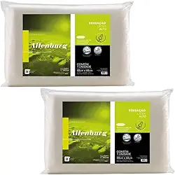 Kit 2 Travesseiros Sensação Látex Altenburg