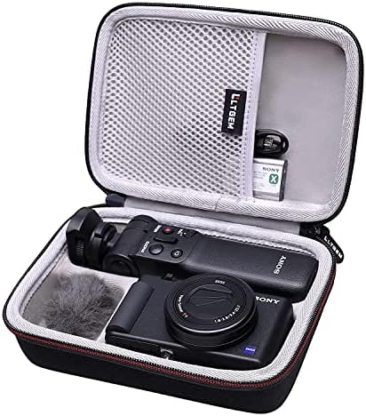 Hard Case for Sony ZV-1 / ZV-1F/ ZV-1F II Vlog Camera by LTGEM. Fits Vlogger Accessory Kit Tripod and Microphone - Travel Protective Carrying Storage Bag