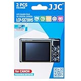 JJC LCP-SX730HS 2PCS Clear LCD Guard PET Film Screen Protector for Canon Powershot SX730 HS, Low Reflection/Anti-Smudge/High Transmission