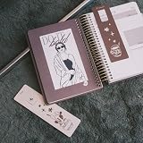 Kokonote A5 Academic Diary 2026-2027 Page a Day - Bitter Mocha | Back to School Planner 2026-2027, Mid Year Diary 2026 2027 Day per Page, A5 Planner | Aesthetic Stationery Gifts