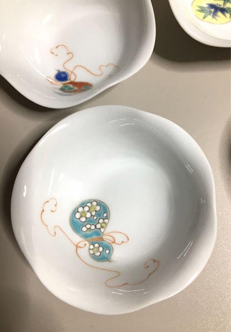 深川製磁 花ひょうたん 小皿揃 小鉢 5個セット 深川製磁 花ひょうたん 小皿揃 小鉢 5個セット
