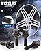 GAsupply 12X1.25 OEM Lug Bolts, Fit for 2015-2022 Jeep Renegade, 2018-2022 Compass, 2014-2022 Cherokee, 20pcs 28mm Shank One-Piece Factory Style Black Wheel Lug Bolt, 19mm Hex Stock Stud, Cone Seat