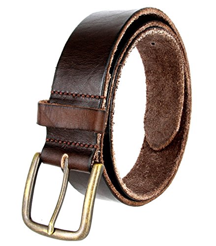 Classic Oil-tanned Genuine Leather Casual Jean Belt for Men3