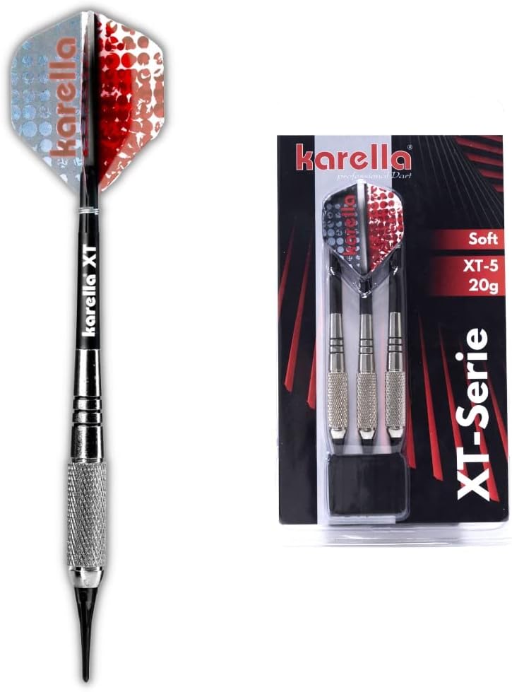 Karella Softdarts XT Series | 18g, 19g, 20g, 21g, 6 Variations, Perfect Darts for Beginners