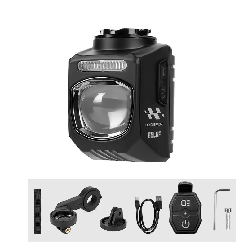 Underneath Mounted Bike Light for Night Riding, 1200LM Road Bike Front Light with Remote, USB C...