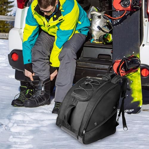 Mochila de botas de esquí de 50L en nailon resistente para equipo de nieve 2