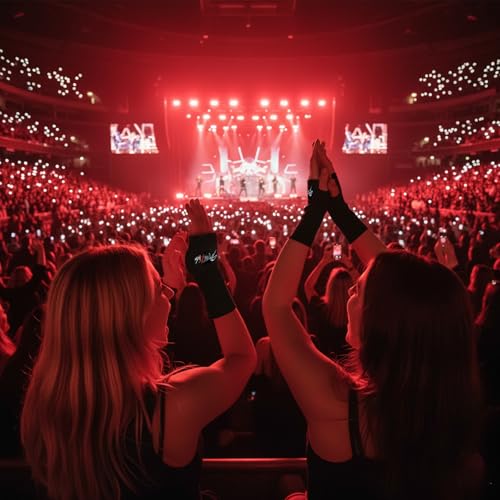 Guantes Sin Dedos Stray Kids, Guantes sin Dedos de Punto con Estampado de Estrellas, Calentadores de Muñecas Kpop, Guantes de ídolos Coreanos, Regalo de Invierno para Fans del Kpop, Star (Alfabético) - imagen 7