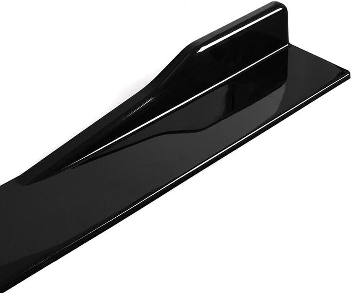 Side Skirts Extension Fit for 2003-2008 Inf1nit1 G35 Coupe Splitter Spoiler, Gloss Black
