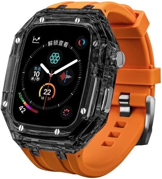 Kit de modification Apple Watch 45mm 44mm contre rayures et chocs